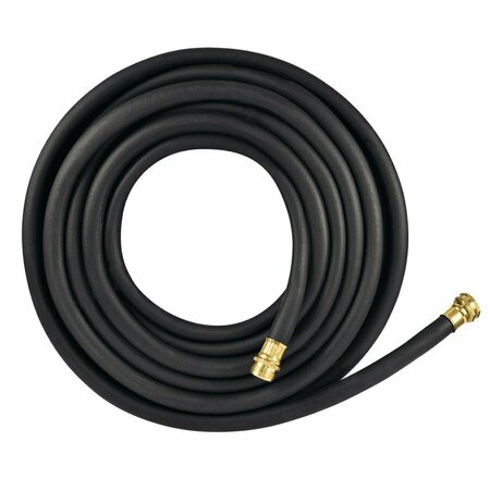 FLEXON 5/8 in. x 50' Black Premium Rubber Hot Water Hose PH5850